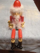VINTAGE HANDMADE/HANDPAINTED WOODEN 17 TALL S...