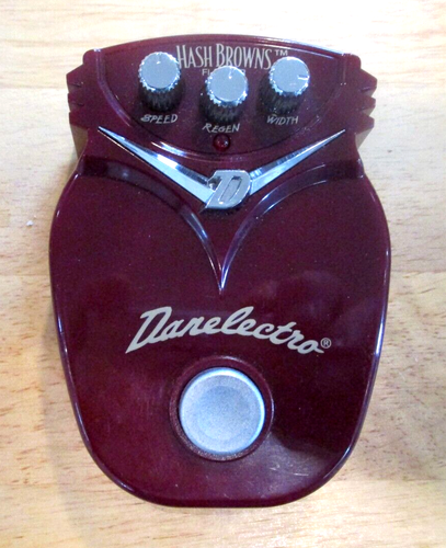 DANELECTRO Hash browns Flanger Effects Guitar Pedall TESTED
