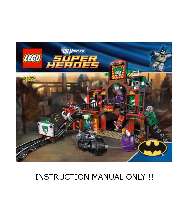Instructions) for LEGO 6857 - BATMAN - The Dynamic Duo Funhouse