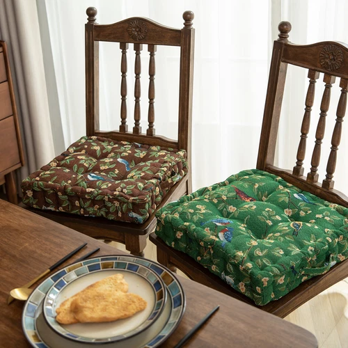 Soft Chair Pad Tufted Padded Booster Cushion Seat Pad Floor Backrest with Handle - Picture 38 of 71