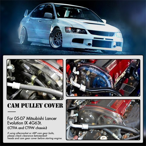 Zahnriemenabdeckung + Nockenwellenrad für Mitsubishi Lancer EVO 9 IX 4G63 05-07 - Picture 10 of 10