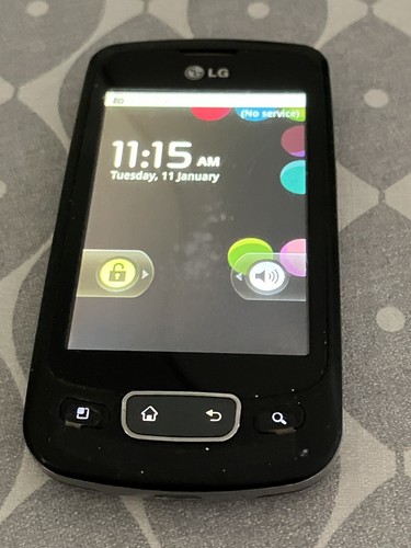 LG P500 Black Android 2 Smartphone - Picture 2 of 10