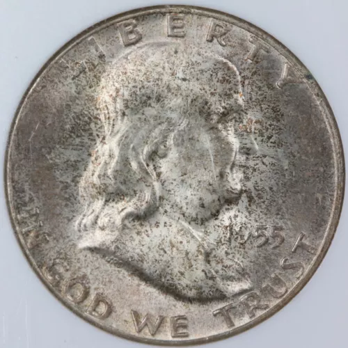 1955 Franklin Half Dollar NGC MS 64