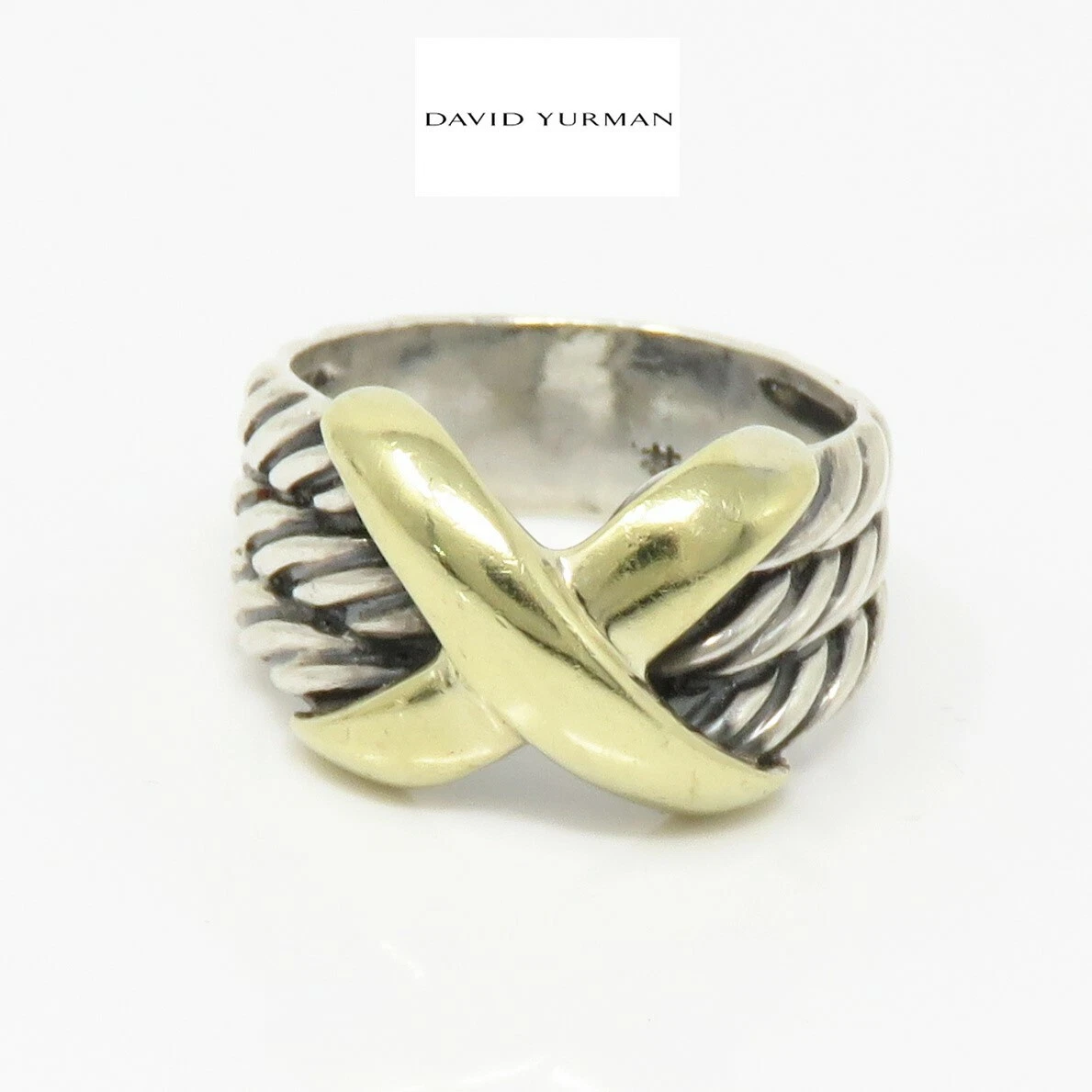 Sterling silver 2024 x ring