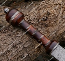 Fully Hand Forged Damascus Steel Gladiator / Gladius Sword With Rose Wood Handle