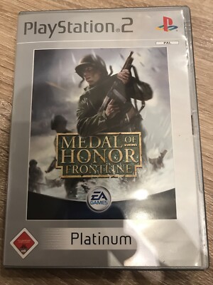 Medal of Honor Frontline Sony PlayStation 2 PS2 Platinum EA GAMES 