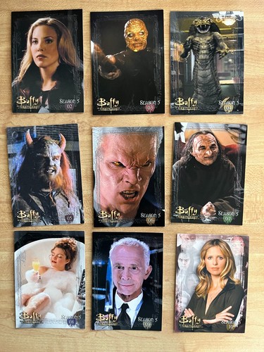 2003 Ikon Buffy The Vampire Slayer Season 5 & 6 Complete 81 Card Set w/Wrapper - Picture 2 of 3