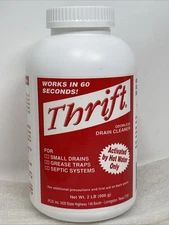 Thrift T-200 Drain Cleaner - 2 Pound Bottle (2 lb)
