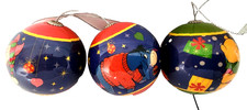 Disney Winnie the Pooh Eeyore Piglet Mini Christmas Ball Ornaments Set of 3