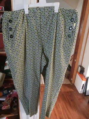 Cato Women's Pants Multiple Color Size 24 High Rise Straight Leg Stretch Waist