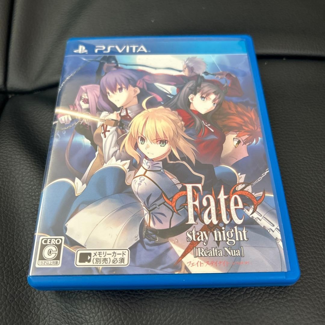 Fate stay night Realta Nua Sony PlayStation PS Vita Used Tested JP ver with Case