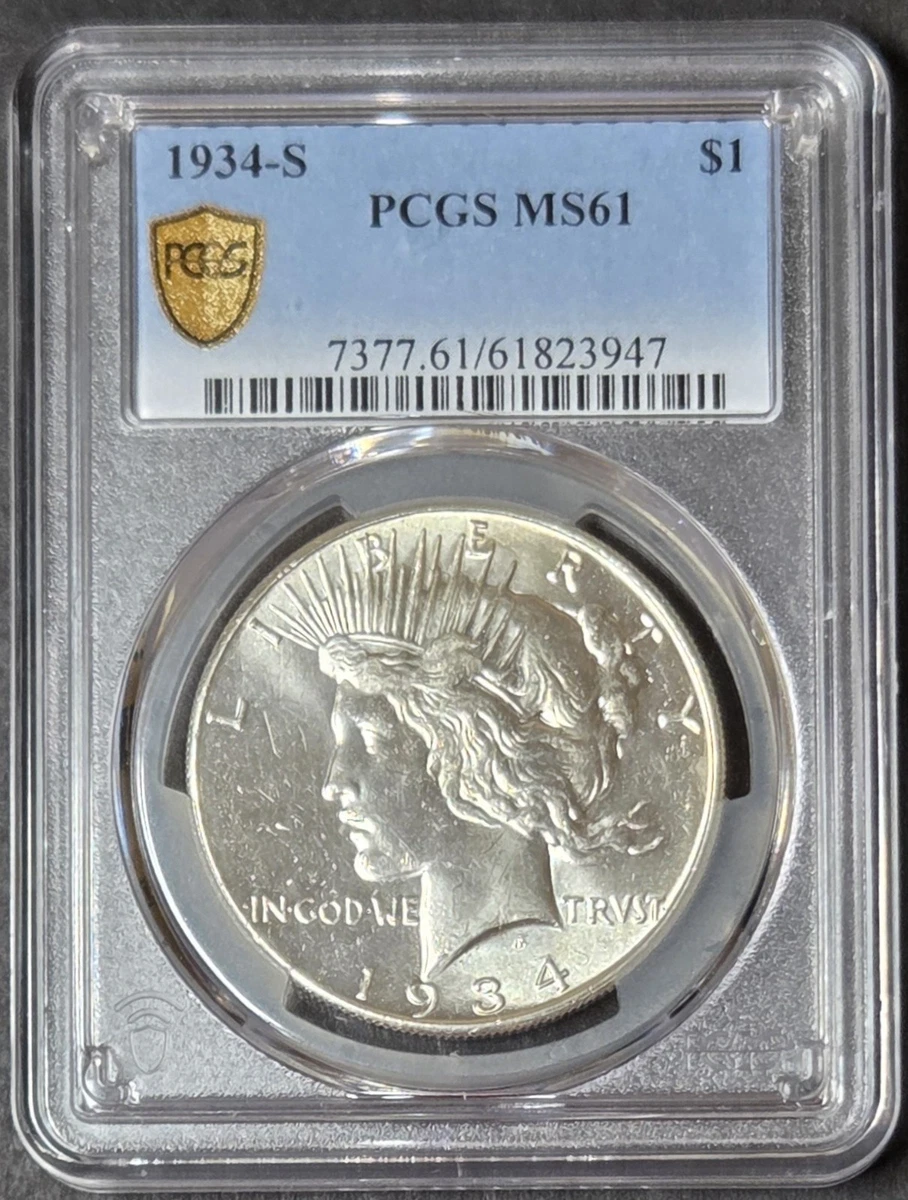 San Francisco 1934 Year Peace Dollars (1921-1935) for sale | eBay