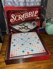 VTG 2001 Scrabble Deluxe Turntable Crossword Word Game Parker Brothers