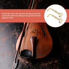 8 pcs  Replacement Violin Chin Rest Screw Metal Violin Chin Rest Fitting Screw