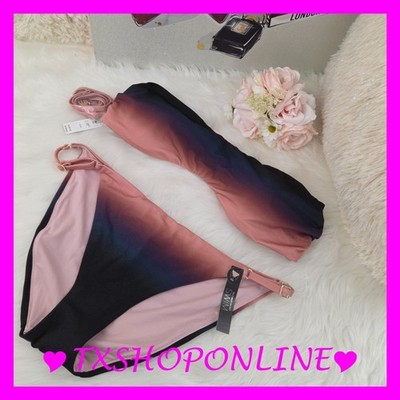  Victoria's Secret Swim Archives Sunset Ombré Bikini Set  