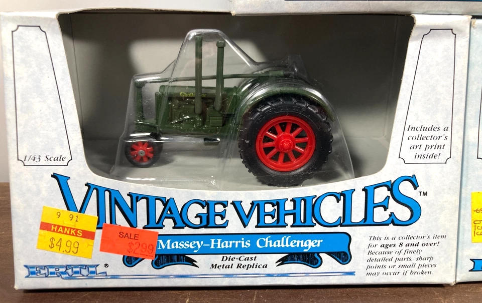 Ertl Massey-Harris Challenger Case L Ford 981 Tractor Diecast 1/43 Lot of 3 NIB - Image 2 of 4
