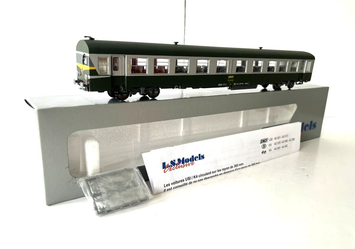 Set 3 Voitures Voyageurs Ree Modeles VB456 – Ex-PLM SNCF Époque III Échelle HO
