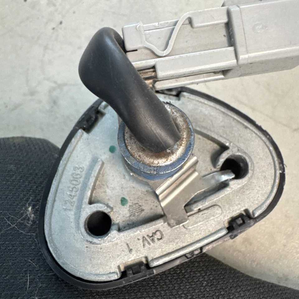 2008 Acura Tl Type S Passenger Sun Visor Mirror Right Sunvisor Black 1245063 - Imagem 3 de 4