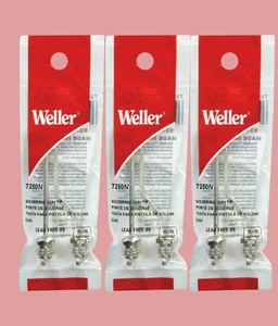 Paquet de 3 WELLER COPPER SOLDERING REPLACEMENT TIP 7250N Pour Weller Mfg. Non. D550