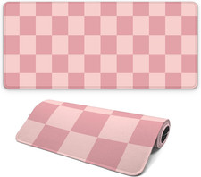 Gaming Mouse Pad with Non-Slip Base, Cute Mouse Mat with Stitched Edges for Keyb