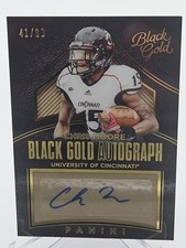 2016 Panini Black Gold Collegiate Chris Moore Auto Rookie RC #/99 - Ravens - UC