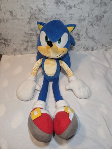 Sonic The Hedgehog Plush Jumbo 22" Sega Stuffed Sonic Plush VGC - 第 1/10 張圖片