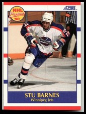 1990-91 Score American #391 Stu Barnes Winnipeg Jets