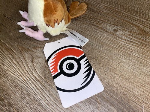 Pidgey 016 PELUCHE Pokemon Fit 4" Juguete Pokemon Centro Original NUEVO CON ETIQUETAS - Imagen 3 de 4