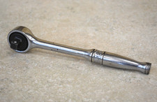 Snap-On 3/8" Drive Round Head Chrome Ratchet F749 *Pre-owned* FREE SHIPPING