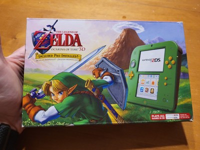 Nintendo 2DS Legend of Zelda Ocarina of Time 3D Green Console Link