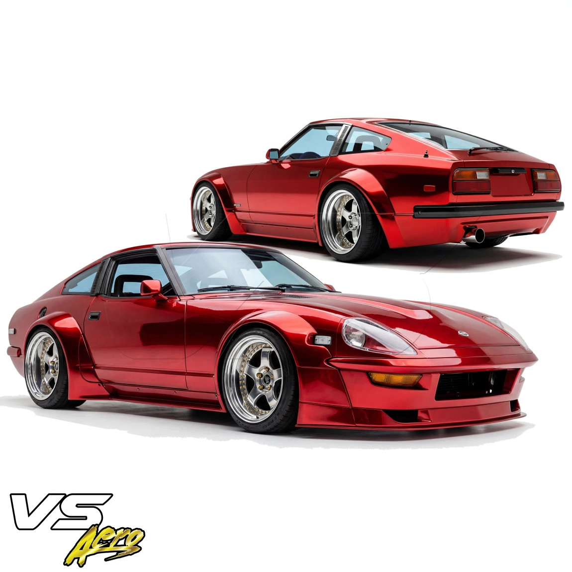 VSaero FRP TKYO Wide Body Kit (S130) 2 Seater for 280ZX Datsun 79
