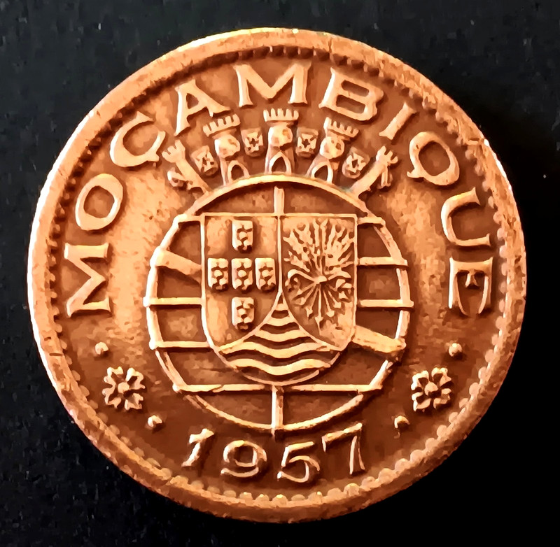 1957 Mozambique 50 Centavos  High Grade! Beautiful!