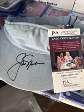 Jack Nicklaus Signed Autographed Vintage Visor Hat - Auto JSA. See DESC