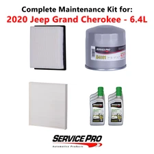 2020 Jeep Grand Cherokee 6.4L Complete Cabin, Air & Oil Filter Kit (0W-20)
