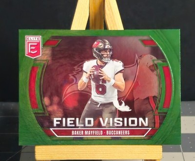 2025 Donruss Elite #5 Baker Mayfield GREEN Field Vision Buccaneers Insert Card