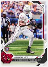 2026 Topps Now Nfl 15 Jeremiyah Love Rc Arizona Cardinals 1st Nfl Td - Presale 2026 Topps Now Nfl 15 Jeremiyah Love Rc Arizona Cardinals 1st Nfl Td - Presale