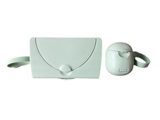 Ubbi On-the-go Wipes Dispenser and Pacifier Holder Travel Cases SAGE Green