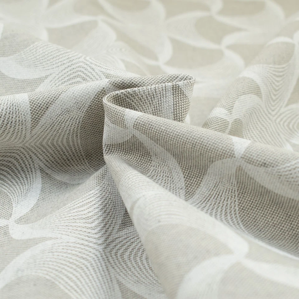 Dekostoff Loneta grafisch grau (Preis = 0,5 Meter) - Bild 3 von 4