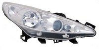 Hauptscheinwerfer Van Wezel 4029964 FüR 207 Peugeot Sw Cc 16V Bifuel Hdi Lpg Vti