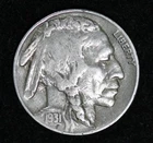 1931-S Buffalo Nickel - VF