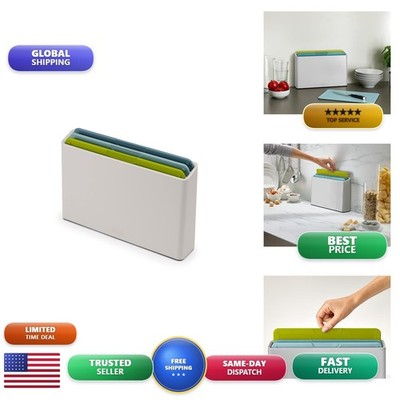 Joseph Joseph Duo 3-Piece Colour Coded Chopping Board Set with Slimline Case