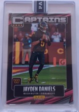 Jayden Daniels COMMANDERS 2025 PANINI INSTANT CAPTAINS CTP-20 BLACK One One 1/1