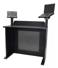 Equinox Event Booth - Faltbare DJ-Kabine - Schwarz