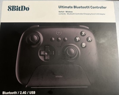 8Bitdo Ultimate Bluetooth Controller with Charging Dock, 2.4g Wireless Pro New
