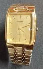 Vintage Pulsar By Seiko Gents Quartz Tank Watch V532 New Battery Working