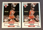 1990-91 Fleer Michael Jordan 2 Card Lot #26 - NR Mint - Mint - Chicago Bulls A