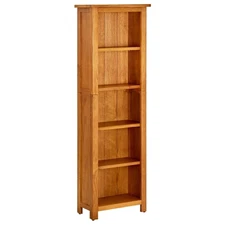  Bookcase Natural Oak Solid oak wood, oak veneered MDF Medium