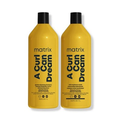 Matrix A Curl Can Dream Curl Preserving System for Curls Infused w/Manuk Duo Ltr