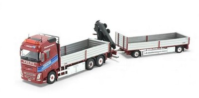 TEKNO - carrier truck with SIDLER carrier loading crane - VOLVO...