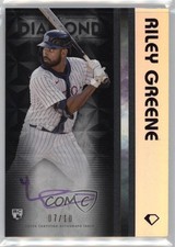 2023 Topps Diamond Icons White Polychromatink Black 7/10 Riley Greene Auto lz7